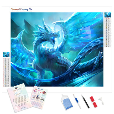 Ice Crystal Dragon | Diamond Painting