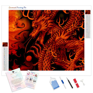 Fierce Dragon | Diamond Painting