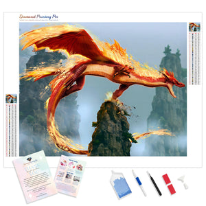 Firey Dragon | Diamond Painting