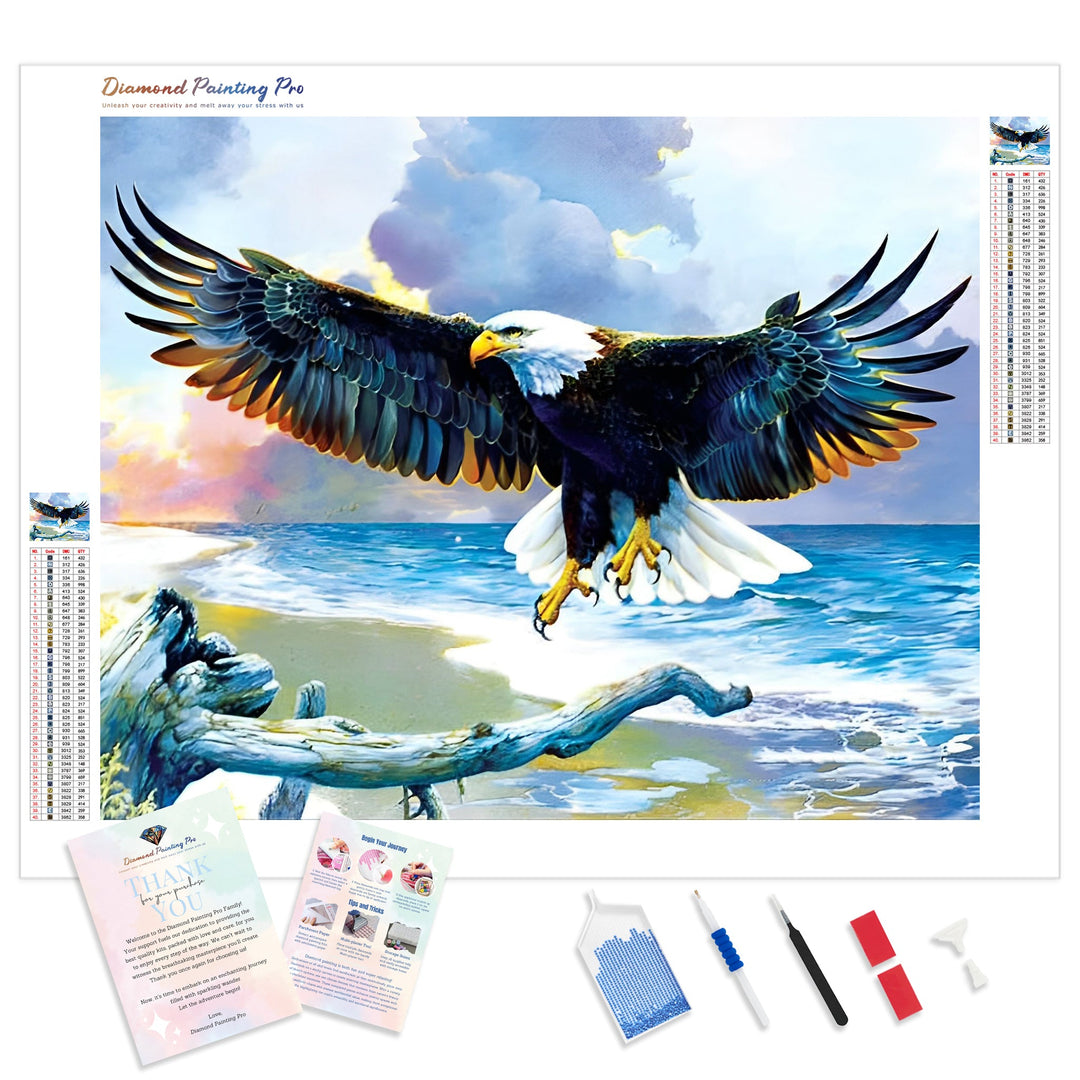 Beach Eagle | Diamond Painting