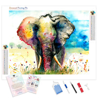 The Rainbow Elephant | Diamond Painting