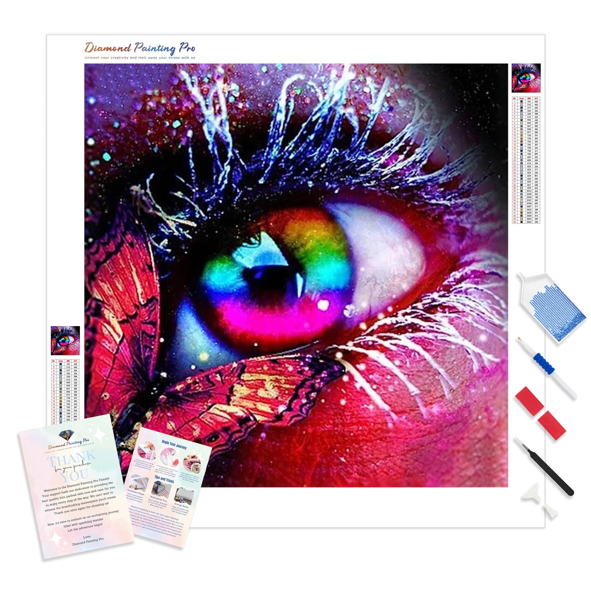 Eyes and Wings Diamond Painting | Full Drill Diamond Art ...