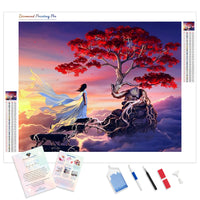 Fantasy Sakura Tree | Diamond Painting