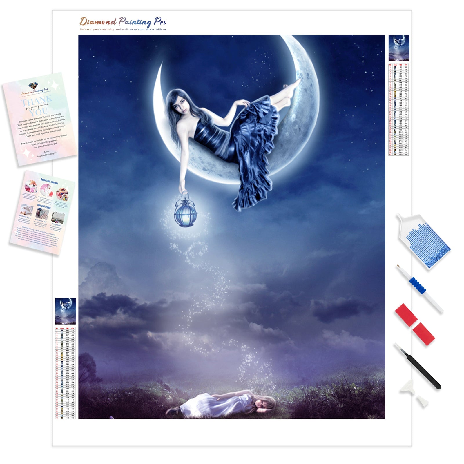 Catch My Dreams | Diamond Painting Kit - Full Drill - Square or Round Diamonds with AB Drills Option