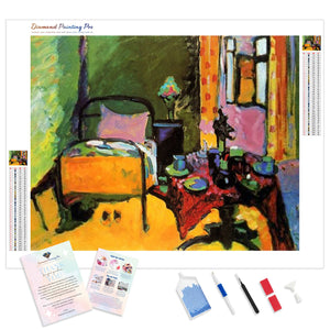 Bedroom by Wassily Kandinsky | Diamond Painting