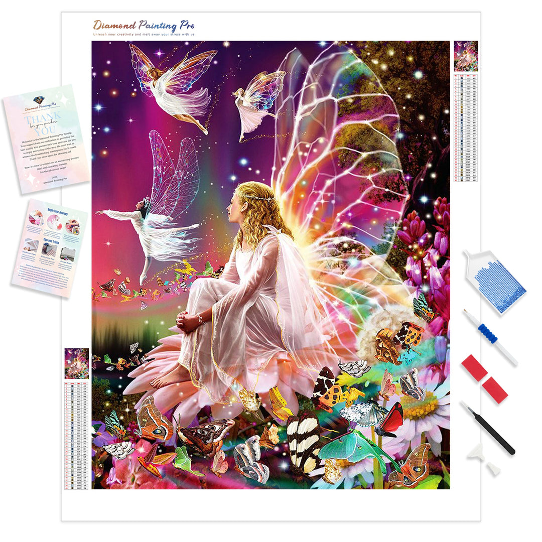 Angel Girls | Diamond Painting Kit - Full Drill - Square or Round Diamonds with AB Drills Option