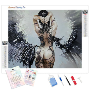 Sexy Nude Angel Wings | Diamond Painting