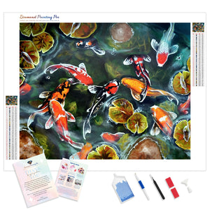 Koi Pond | Diamond Painting