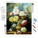 Daisies Bouquet | Diamond Painting Kit - Full Drill - Square or Round Diamonds with AB Drills Option