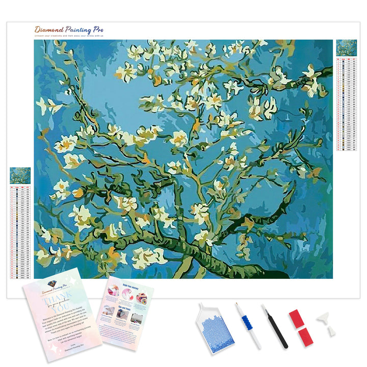 Almond Blossoms - Van Gogh | Diamond Painting