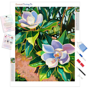 Town Lake Magnolias | Diamond Painting