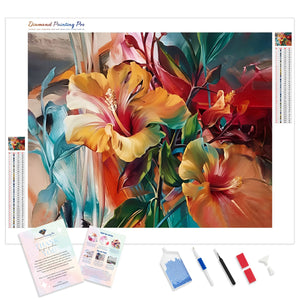 Colorful Flowers | Diamond Painting