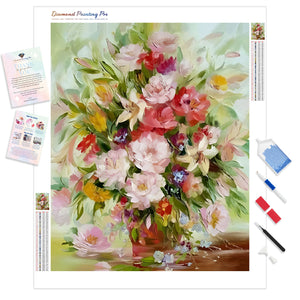 Watercolor Flowers | Diamond Painting