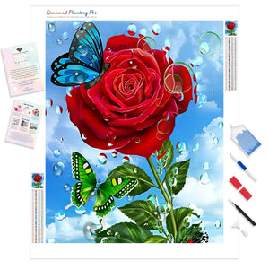 A Red Rose | Diamond Painting