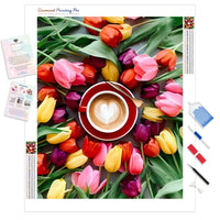 Inlay Bright Tulips | Diamond Painting