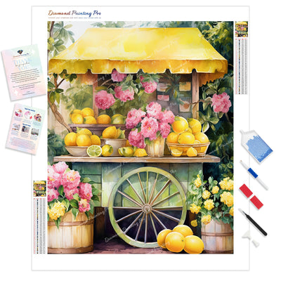 Sunny Lemonade Stand | Diamond Painting