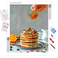 Sweet Pancake with Honey | Diamond Painting