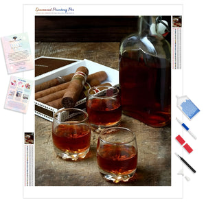 Cigars & Cognac | Diamond Painting