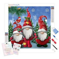 Christmas Gnomes Santa Claus | Diamond Painting
