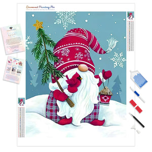 Christmas Gnome Cute | Diamond Painting