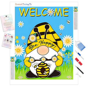 Bee Happy | Diamond Painting