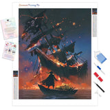 Stealing The Treasure | Diamond Painting Kit - Full Drill - Square or Round Diamonds with AB Drills Option