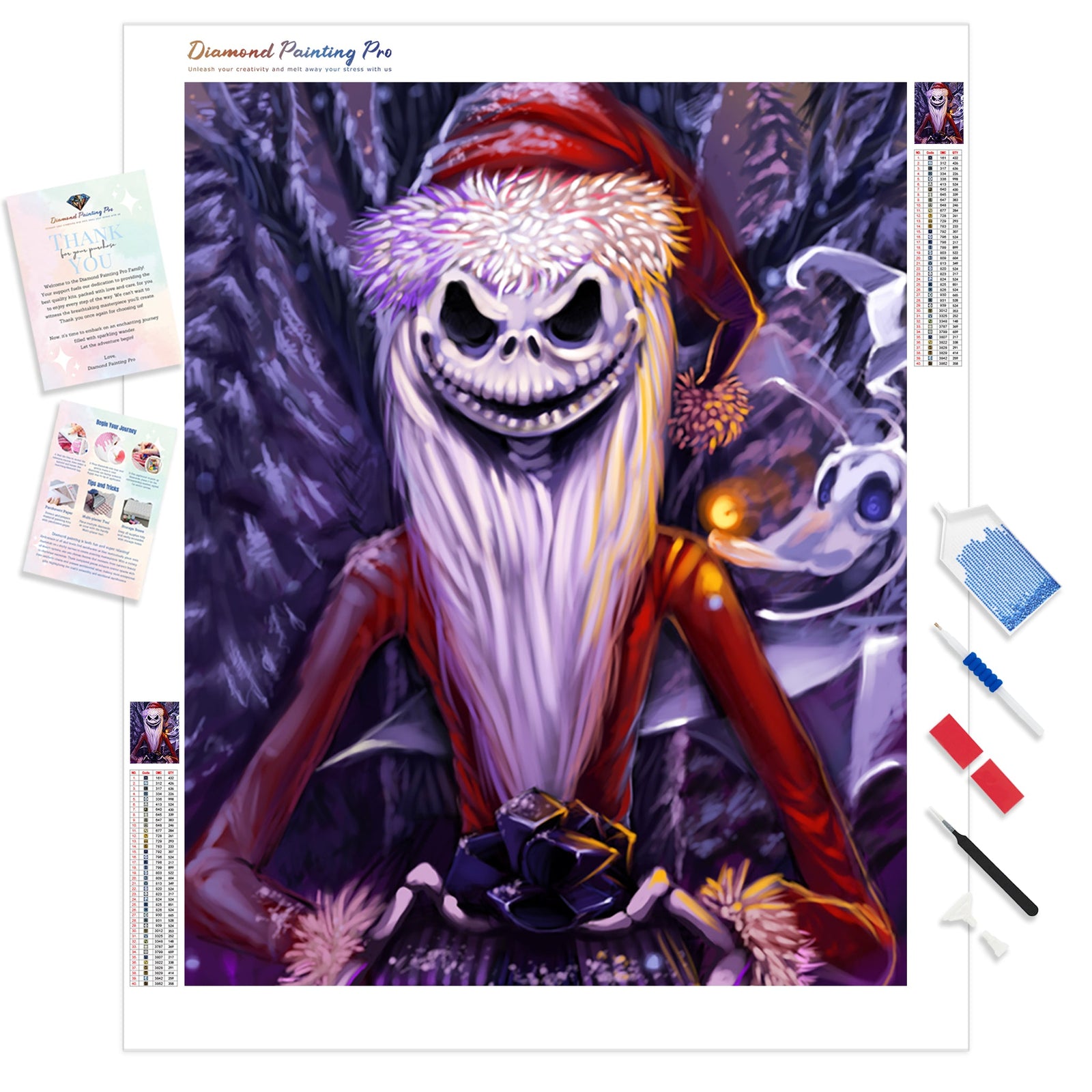 Spooky Halloween Gifts | Diamond Painting Kit - Full Drill - Square or Round Diamonds with AB Drills Option