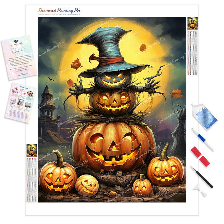 Pumpkin Scarecrow | Diamond Painting
