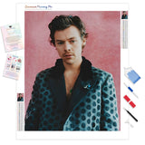 Harry Styles for The Guardian Weekend | Diamond Painting Kit - Full Drill - Square or Round Diamonds with AB Drills Option