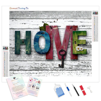 Sweet Home | Diamond Painting Kit - Full Drill - Square or Round Diamonds with AB Drills Option