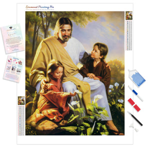 Jesus Cares | Diamond Painting