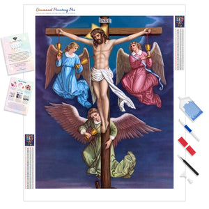 The Crucified Christ with Angels | Diamond Painting