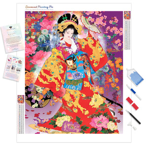 Geisha in Kimono | Diamond Painting