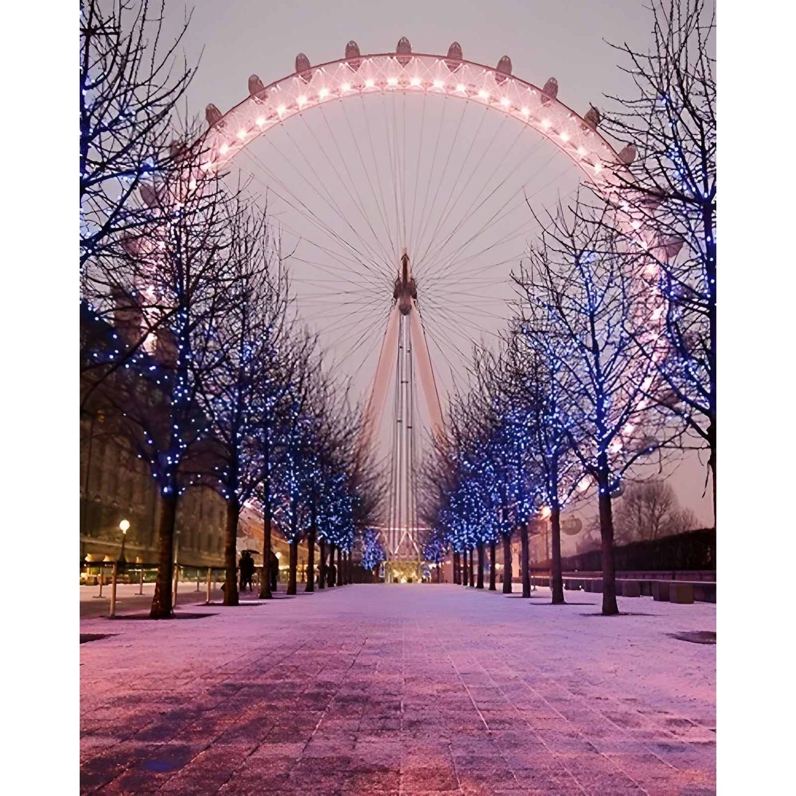 Ferris Wheel | Diamond Painting Design - Full Drill Diamond Art with 5d Square or Round Diamonds - AB Drills Available