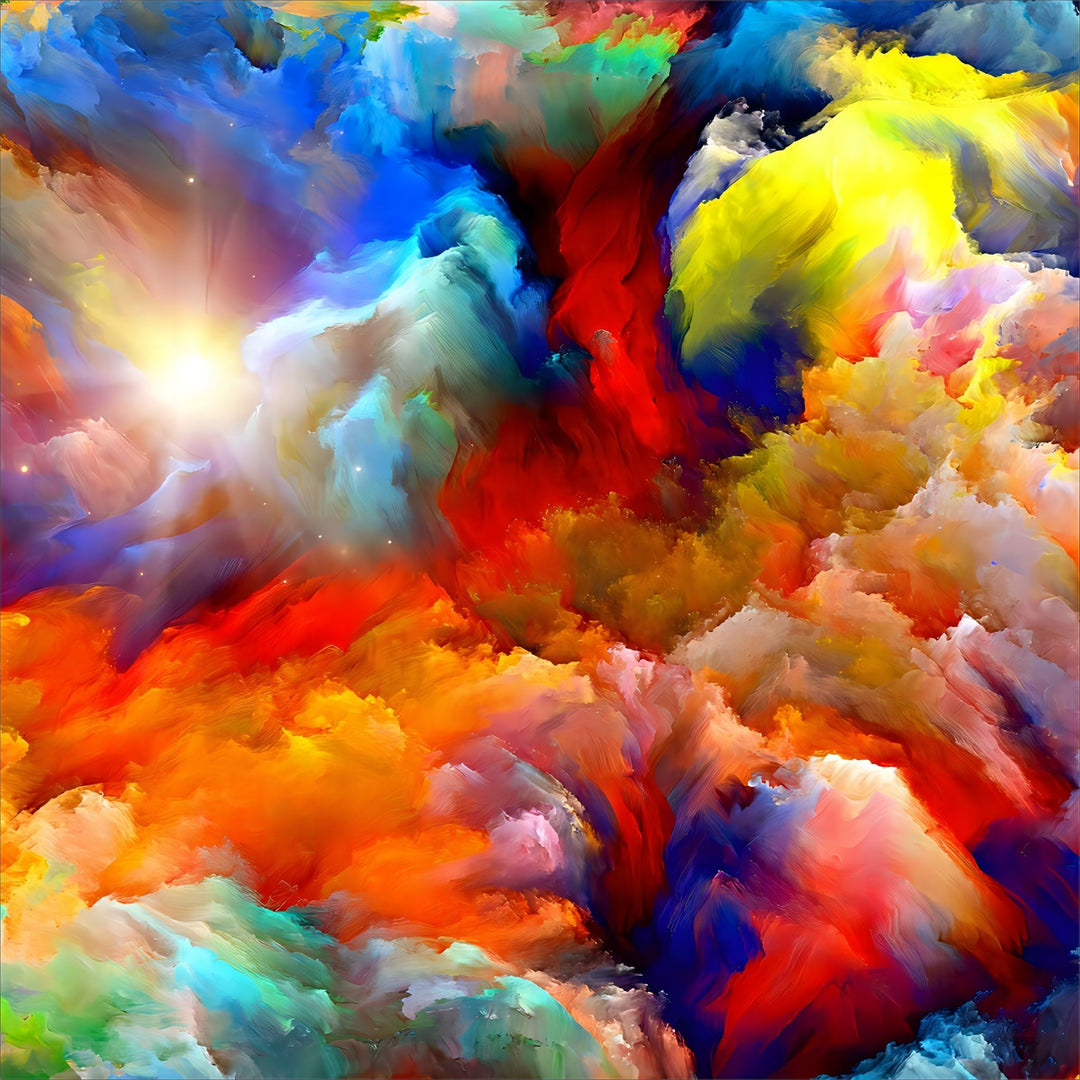 Abstract Color Explosion | Diamond Painting