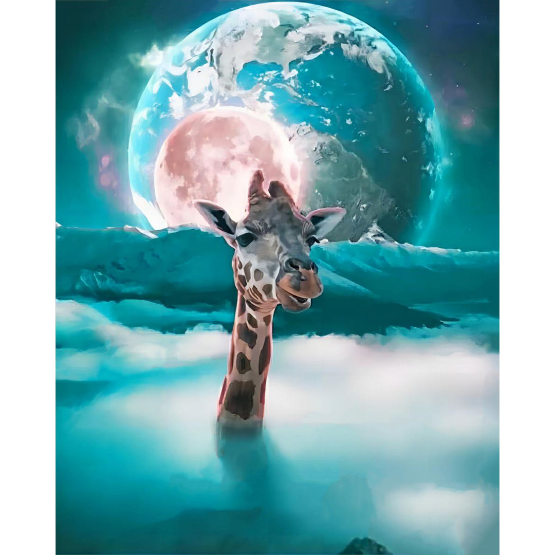 Moon Giraffe | Diamond Painting