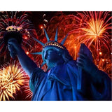 4th of July | Diamond Painting Design - Full Drill Diamond Art with 5d Square or Round Diamonds - AB Drills Available