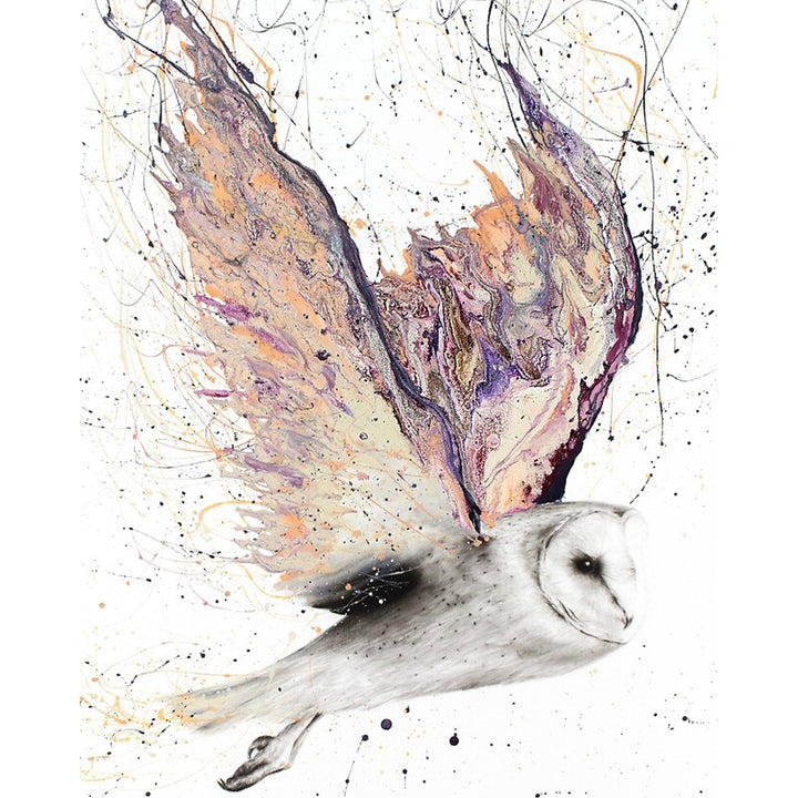 Heart Winged Owl | Diamond Painting