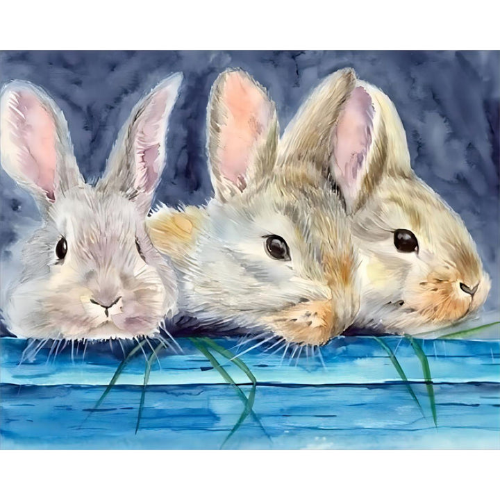 Three Rabbits | Diamond Painting