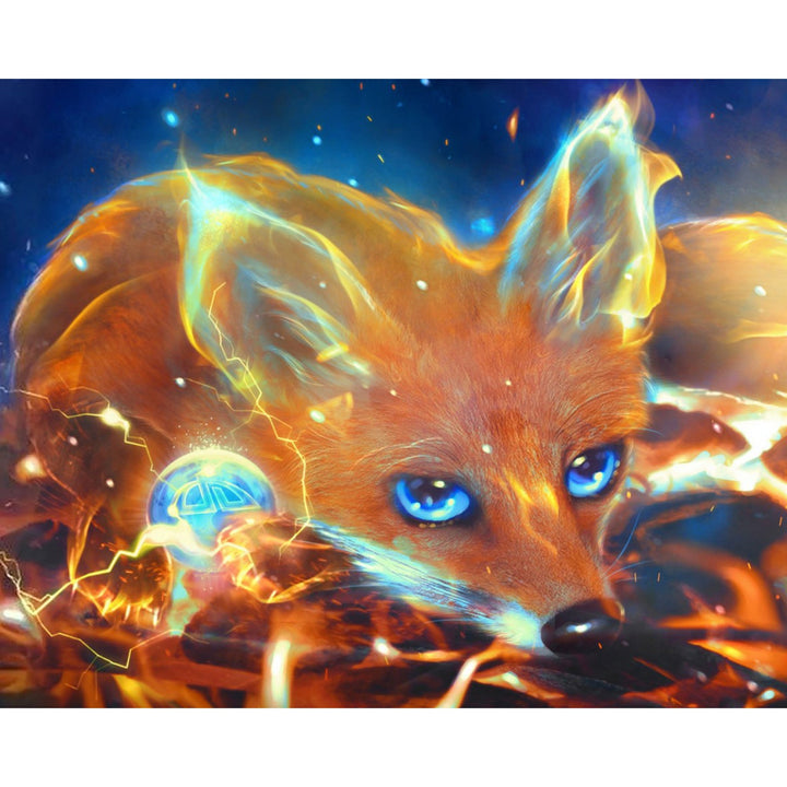 Fluorescent Fox | Diamond Painting