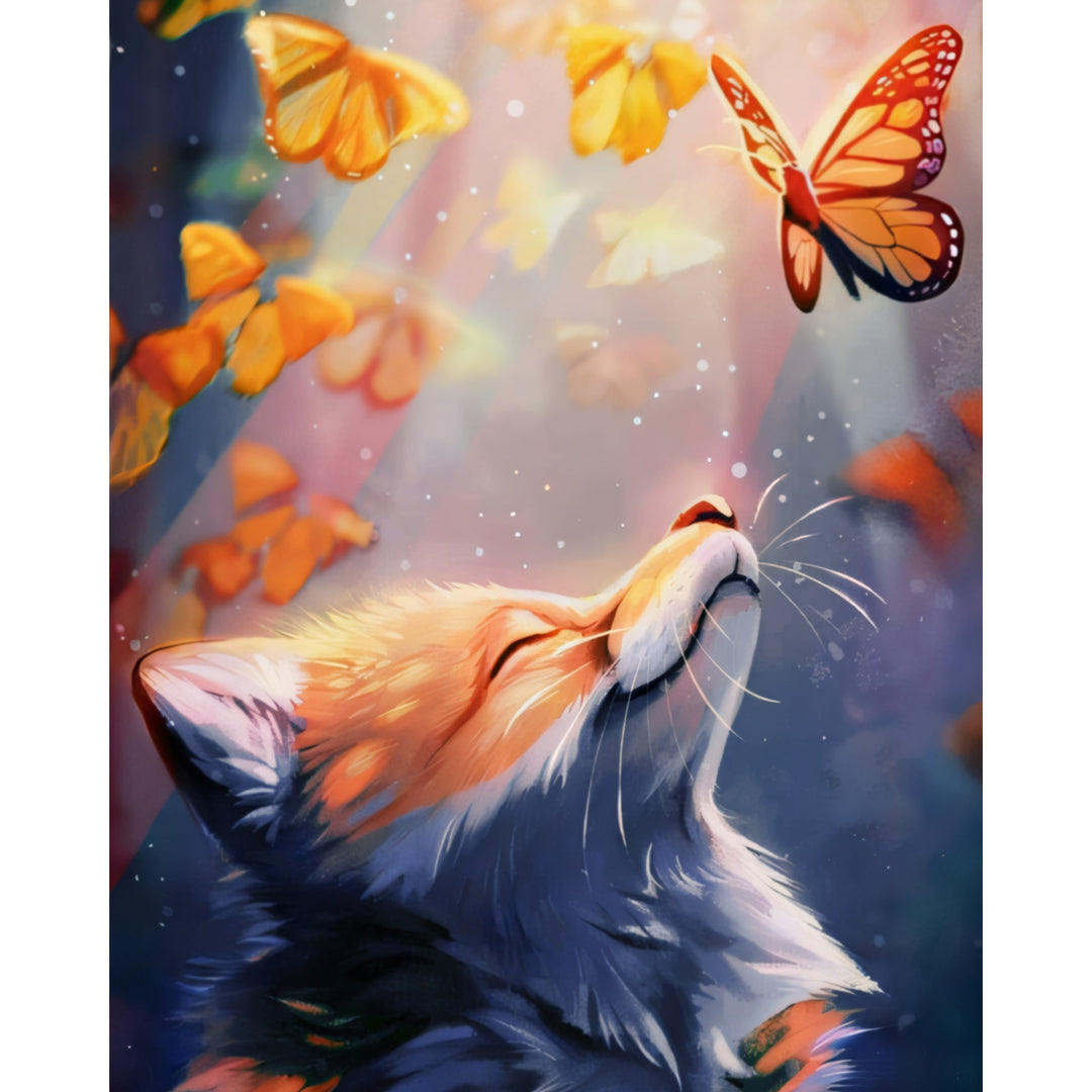 Fox & Butterfly | Diamond Painting