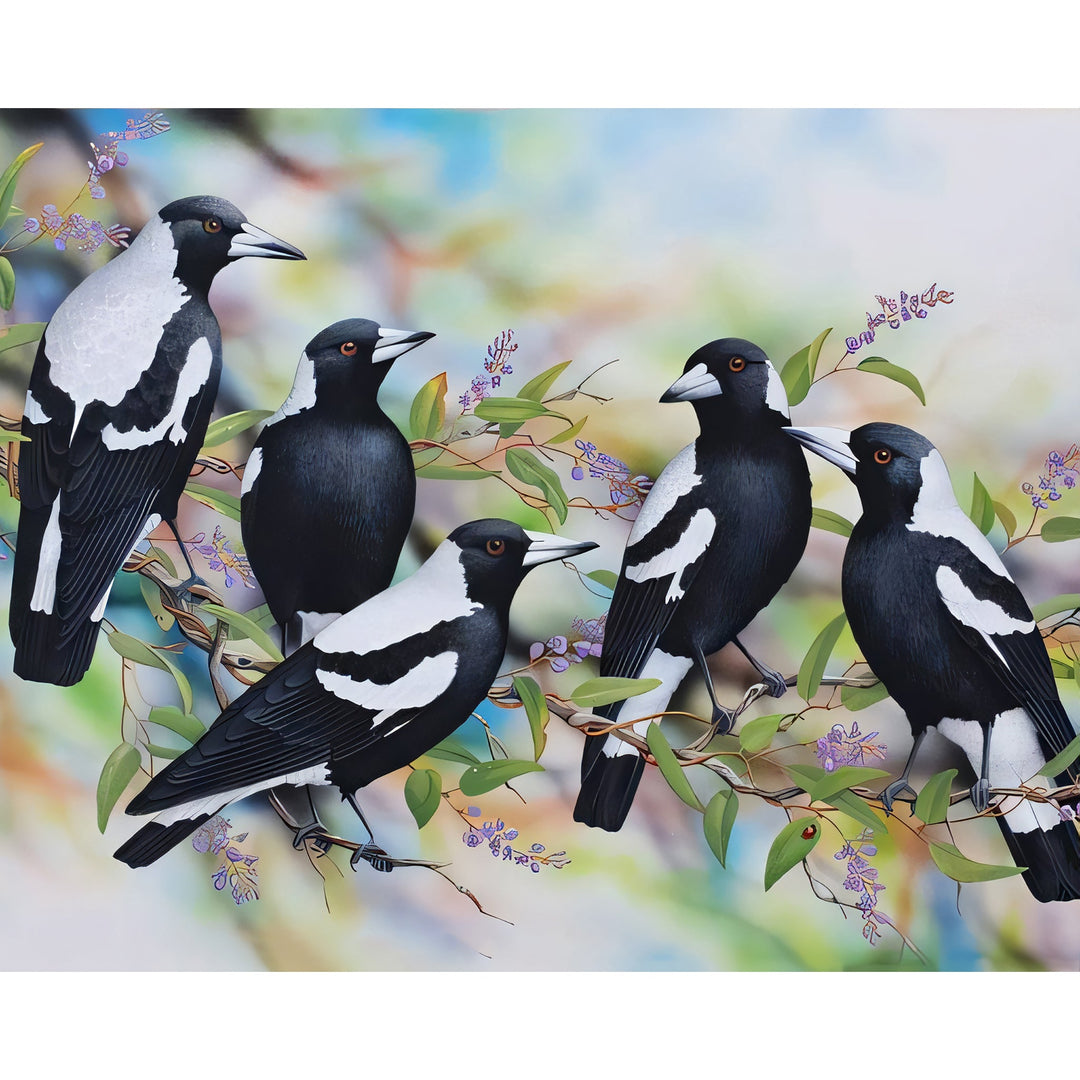 Magpies | Diamond Painting