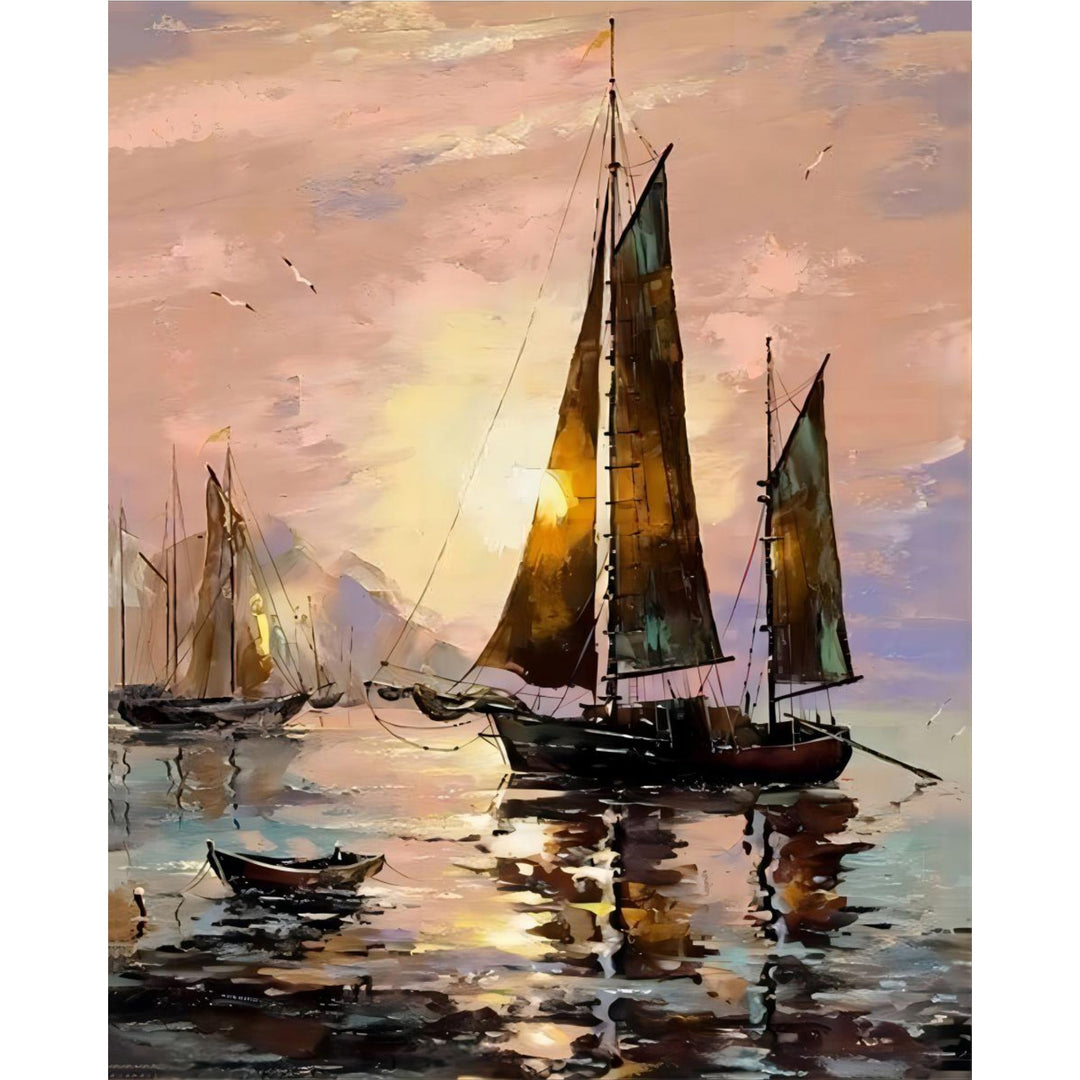 Spanish Sailing Boats | Diamond Painting