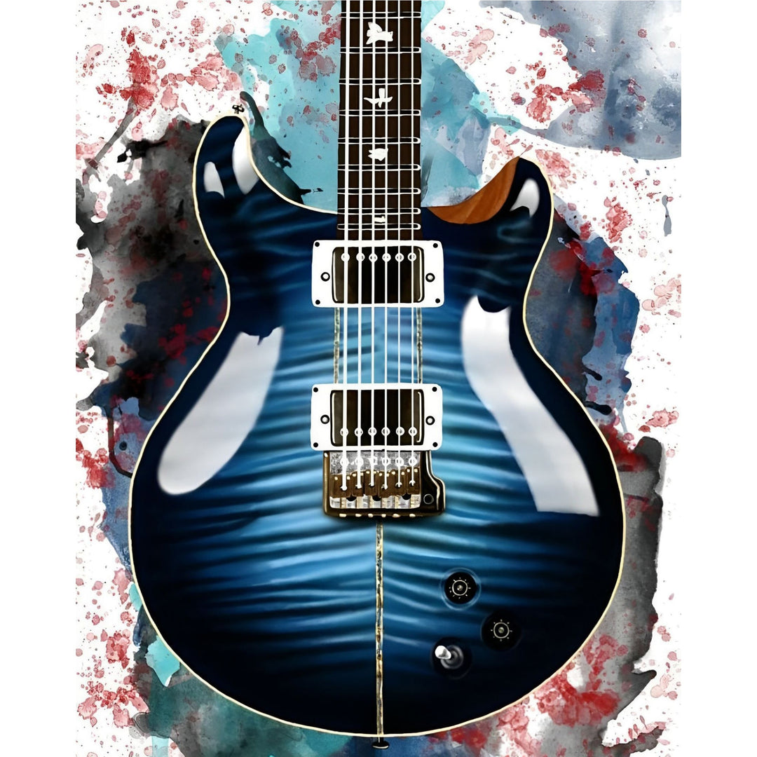 Santana's Electric Guitar | Diamond Painting