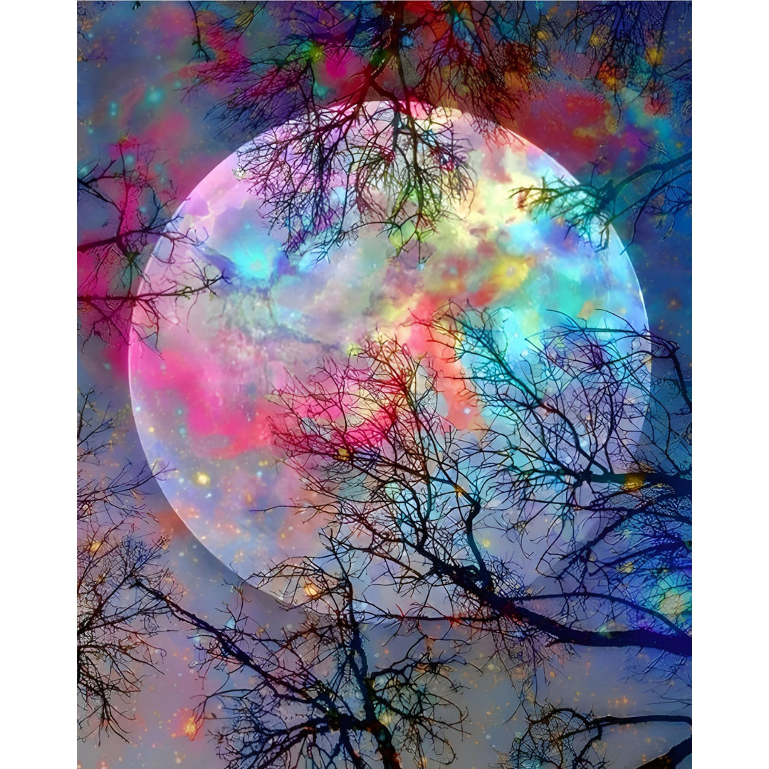 Moon Of Colours | Diamond Painting