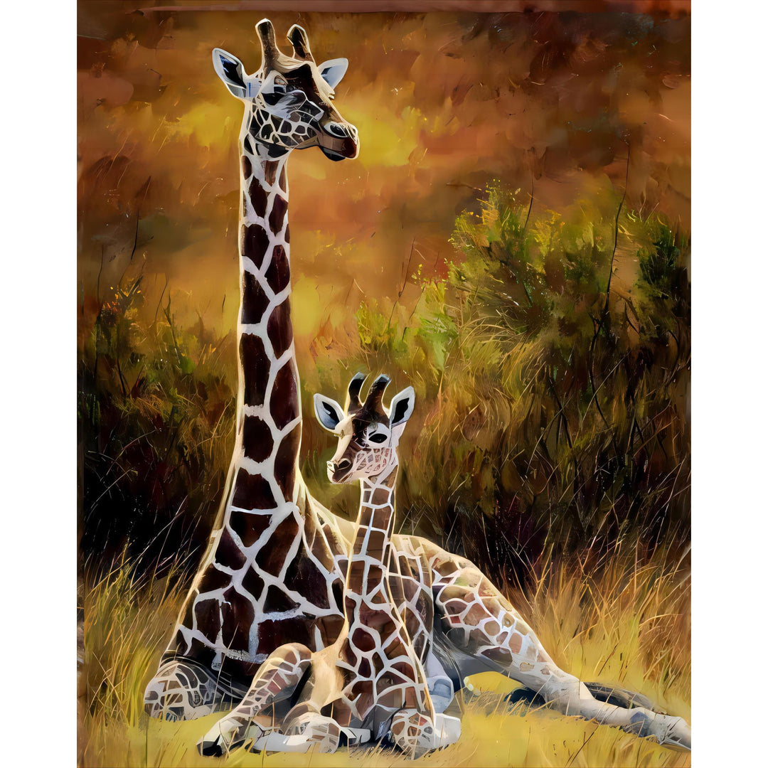 Giraffe Family | Diamond Painting
