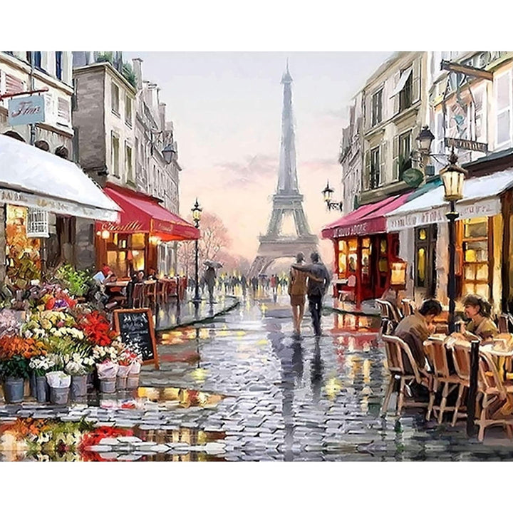 Eiffel Tower Street | Diamond Painting