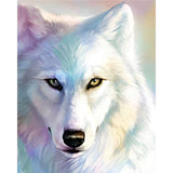 Wolf Glow | Diamond Painting Design - Full Drill Diamond Art with 5d Square or Round Diamonds - AB Drills Available