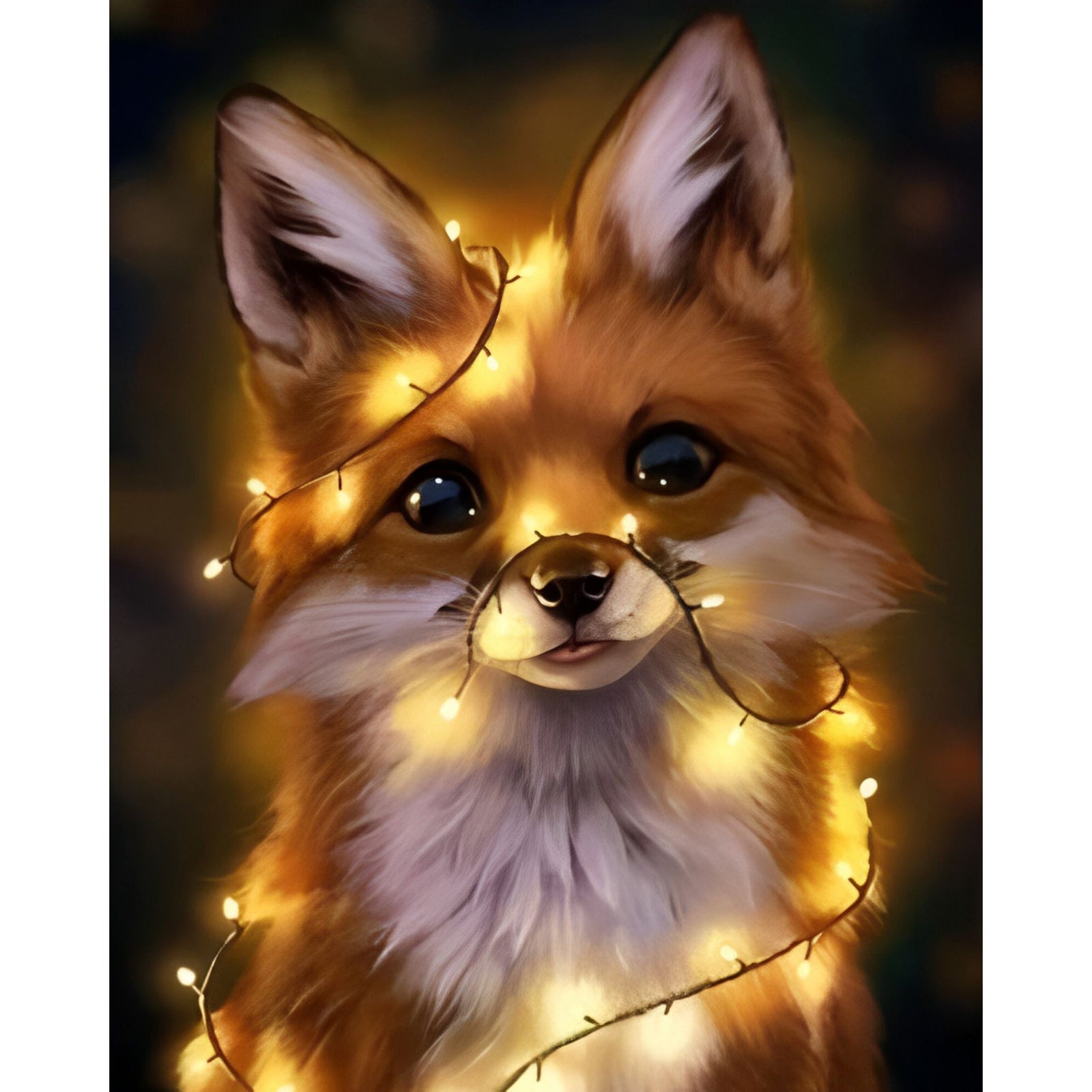 Foxy | Diamond Painting Design - Full Drill Diamond Art with 5d Square or Round Diamonds - AB Drills Available