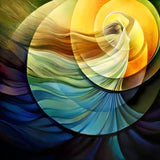 Artistic Beautiful Abstract Religion Girl | Diamond Painting Design - Full Drill Diamond Art with 5d Square or Round Diamonds - AB Drills Available